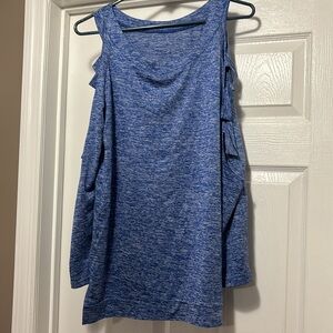 Long sleeve shirt with slits down the arm